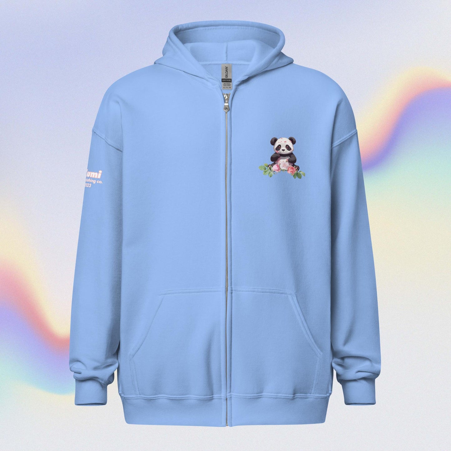 SPARKLING PANDA Unisex Zipper Hoodie