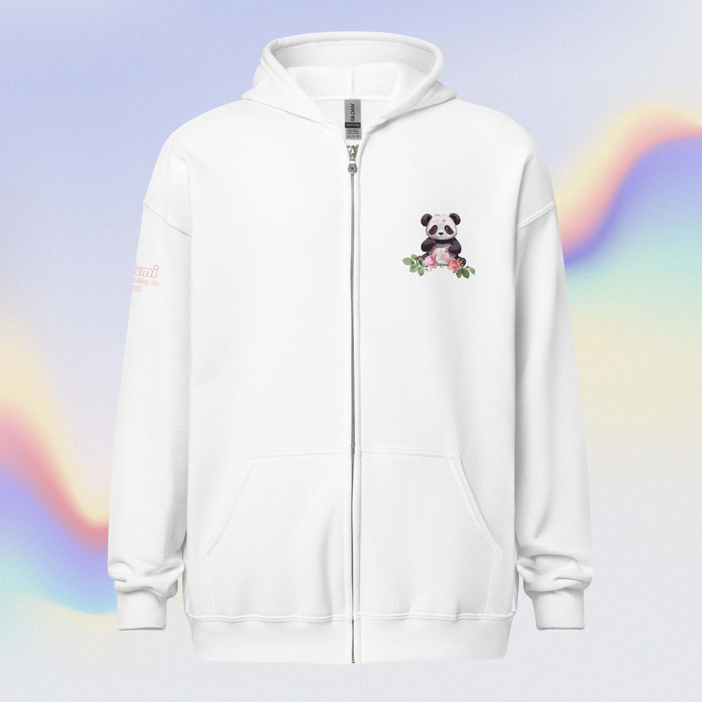 SPARKLING PANDA Unisex Zipper Hoodie