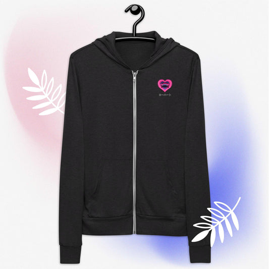 Ka-Ha-To Unisex Lightweight Zippy Hoodie for Hard Workers and Also Social Media Influencers